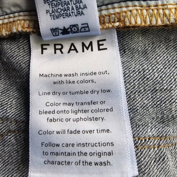 Frame Le Garcon Crop blue Casual Women's Denim Jeans in Size 25, - Picture 7 of 9